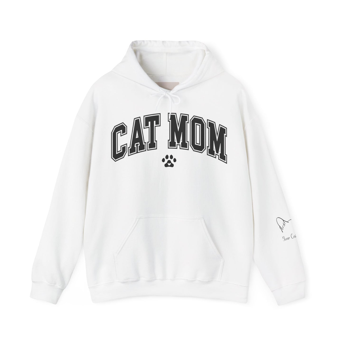 Unisex Heavy Blend™ Hooded Sweatshirt - Cat Mom