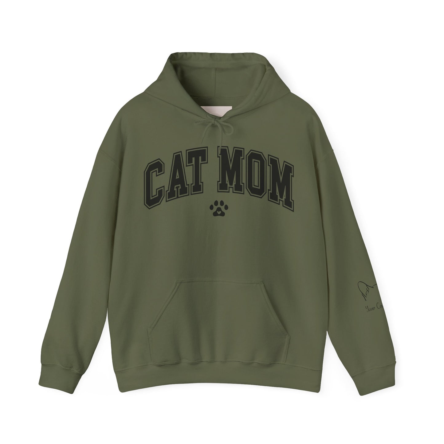 Unisex Heavy Blend™ Hooded Sweatshirt - Cat Mom